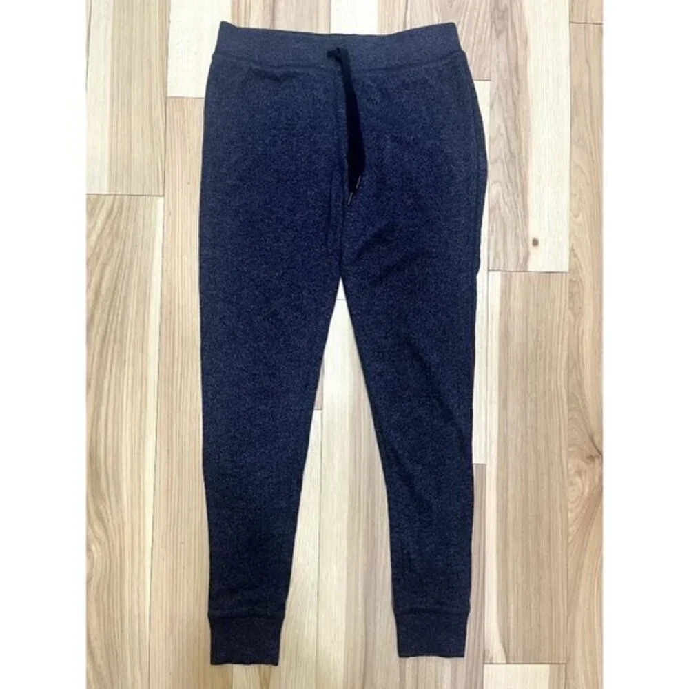 Forever 21 Charcoal Joggers Slub Knit Cotton Blend S